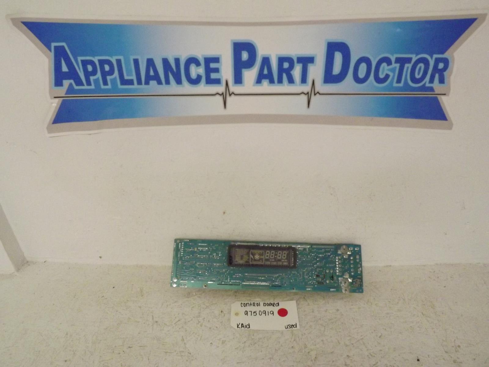 KitchenAid Range 9750919 Control Board Used KitchenAid Range 9750919 Control Board Used